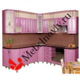 Кухня МДФ Розовая