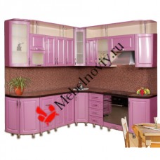 Кухня МДФ Розовая