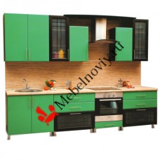 Кухня МДФ Зеленая